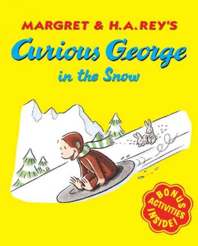 Curious George in the snow / illustrated in the style of H.A. Rey by Vipah Interactive.