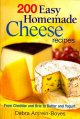Go to record 200 easy homemade cheese recipes